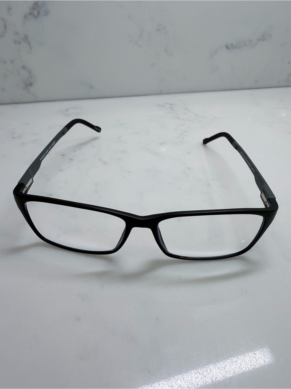 Men's Black Rectangular Glasses — Lightweight Everyday Frames